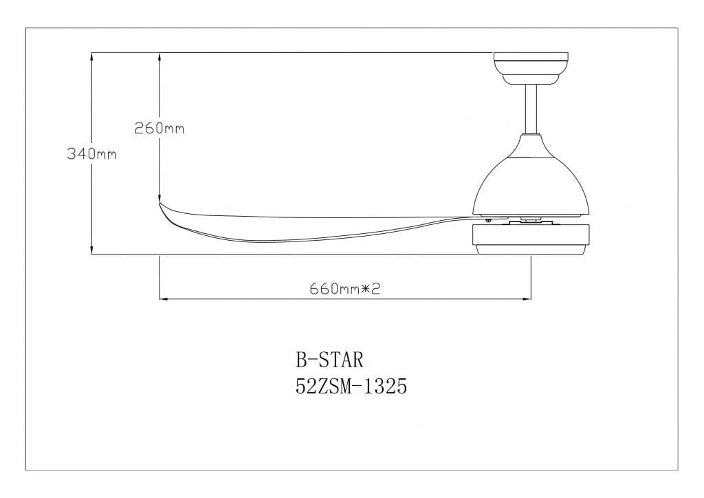 Fanco B-Star 36"/46"/52" (3 Blade) DC Ceiling Fan - Image 10