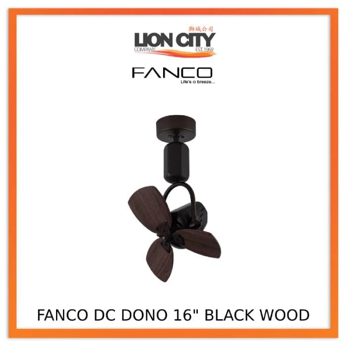 Fanco Dono 16" DC Wall/Corner Fan with Remote - Image 2