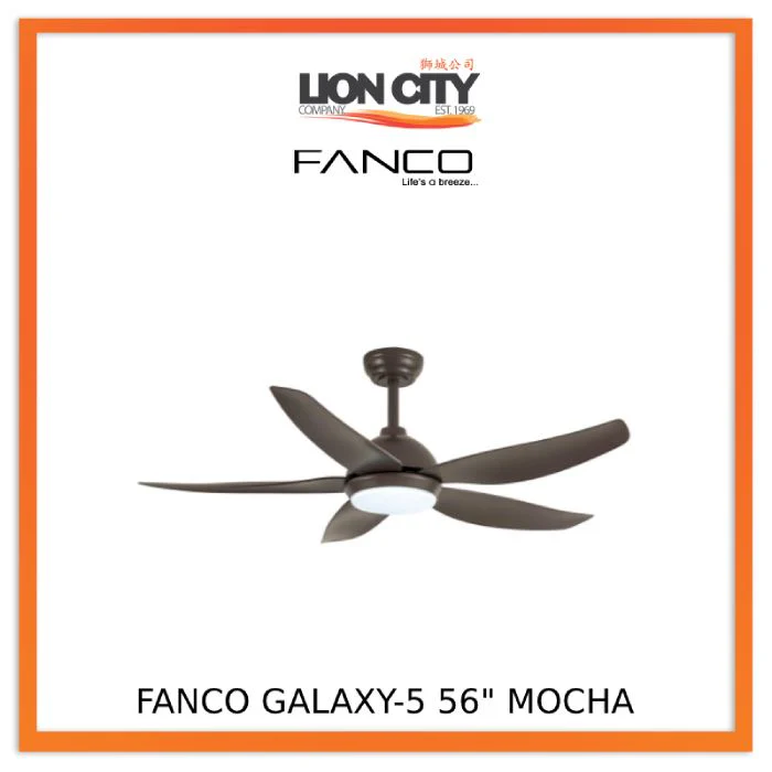 Fanco Galaxy 5 38"/ 48"/56" DC LED Ceiling Fan - Image 7