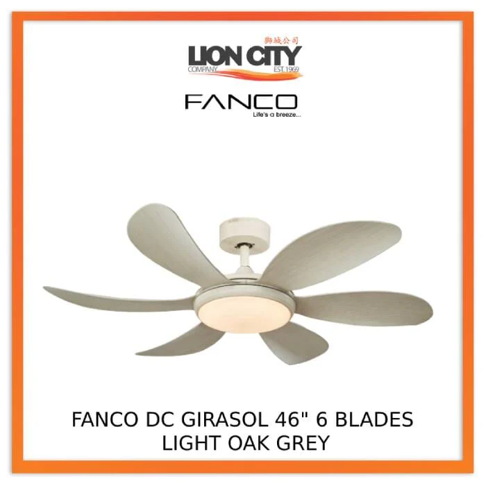 Fanco Girasol 46" 6-Blades DC Ceiling Fan With Remote - Image 2