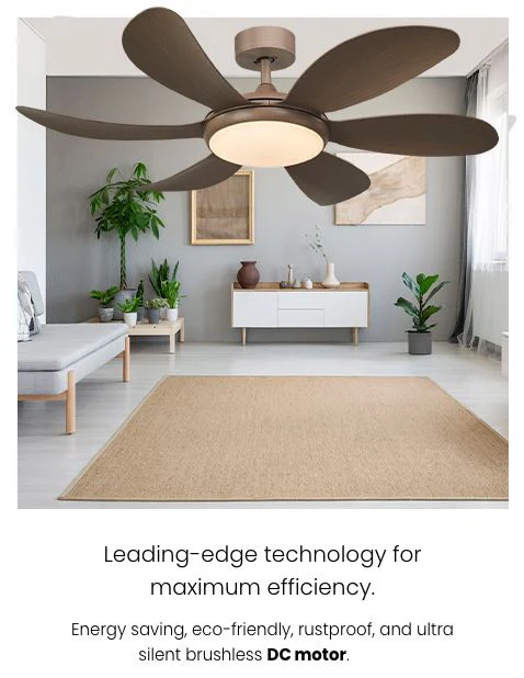 Fanco Girasol 46" 6-Blades DC Ceiling Fan With Remote - Image 3