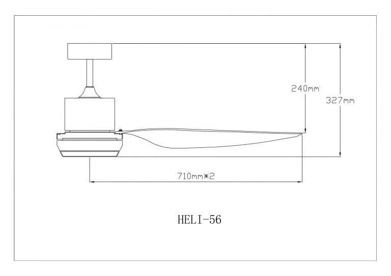 Fanco Heli 56" DC Ceiling Fan - Image 5
