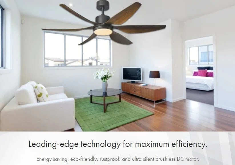 Fanco Heli 66" Madeira DC Ceiling Fan - Image 3