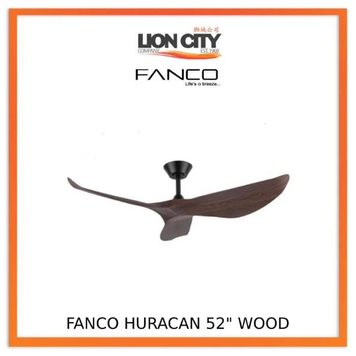 Fanco Huracan 52" DC Ceiling Fan Without Light - Image 3
