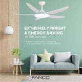 Fanco Tributo 46"/56" Ceiling Fan with Light - Image 8