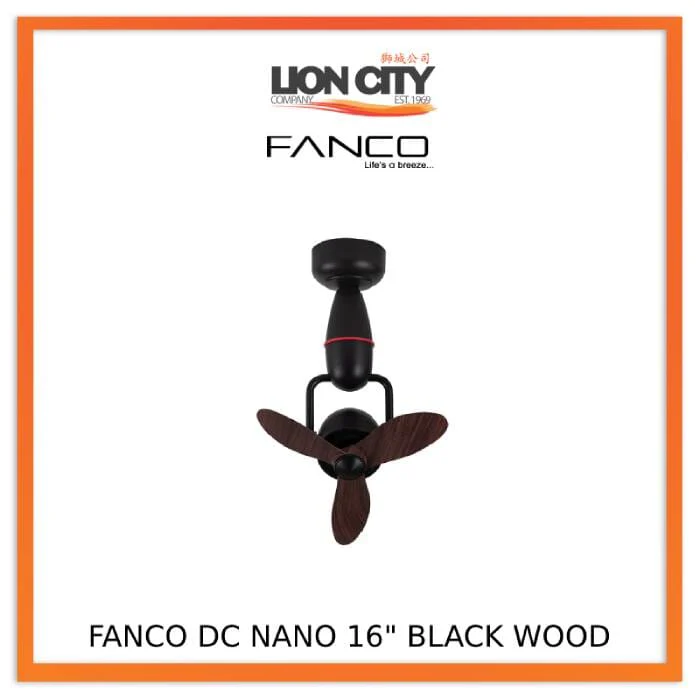 Fanco Tristar Nano 16" DC Wall/Corner Fan with Remote - Image 2
