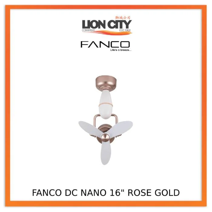 Fanco Tristar Nano 16" DC Wall/Corner Fan with Remote - Image 3