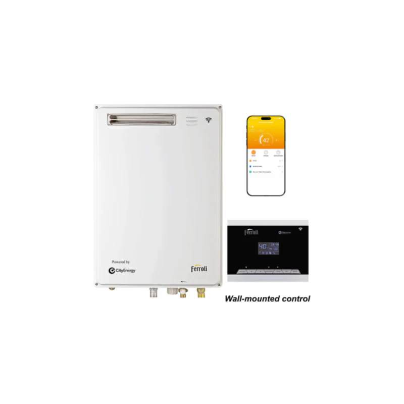 Ferroli GS 20 OE BIP TG (I) WIFI Gas Water Heater - Image 2