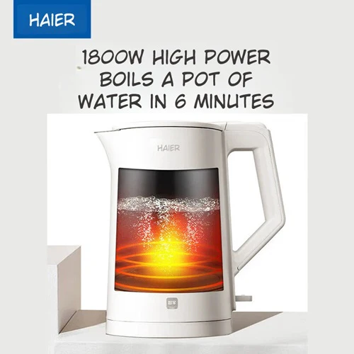 Haier HKT-K7M17A 1.7L Stainless Steel Double-Layer Electric Kettle 1800W - Image 5