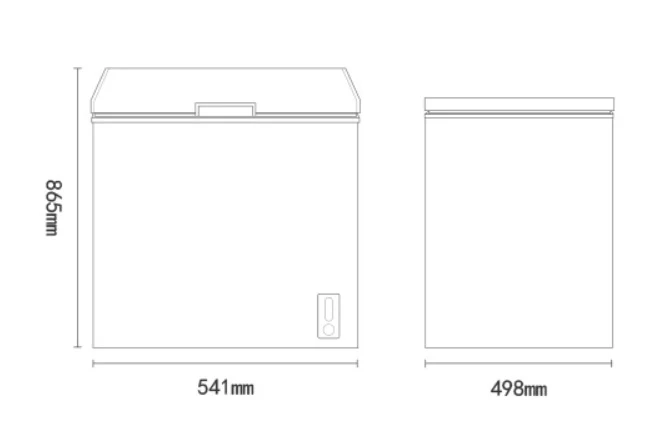 Haier BC/BD-100GHW9D 100L Refrigerator Chest Freezer 1Yr Warranty Commercial Use - Image 5