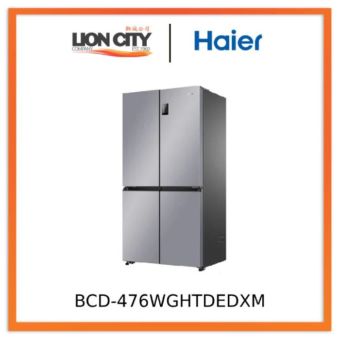 Haier BCD-476WGHTDEDXM 476 Nett Litres Energy Saving Fridge 4 Door 1Yr Warranty Commercial Use