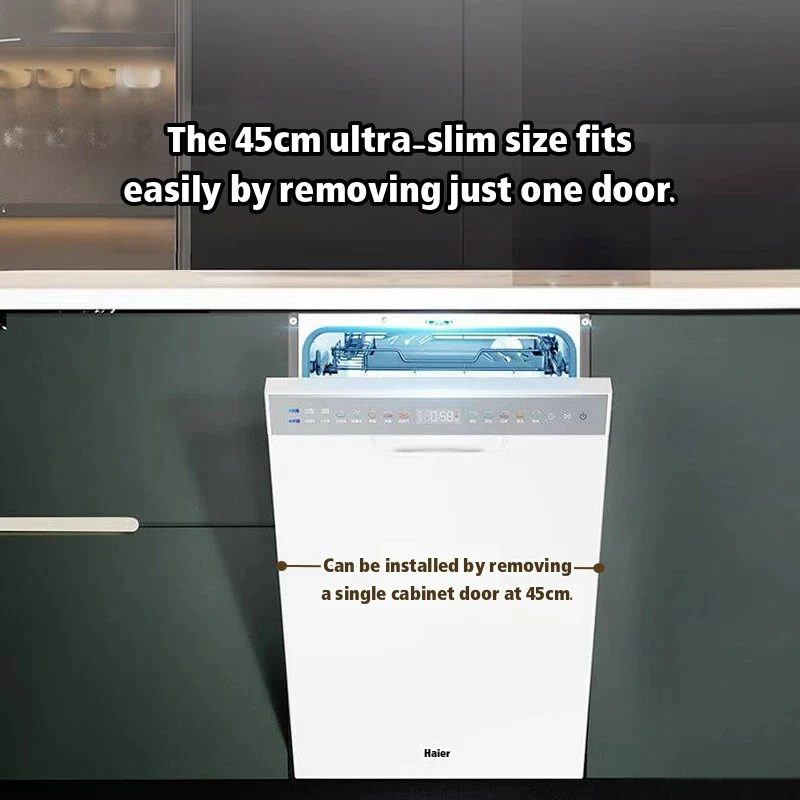 Pre-Order Haier X11S Double‑Sided 14‑Set Embedded Ultra‑Narrow Dishwasher Snow White - Image 18