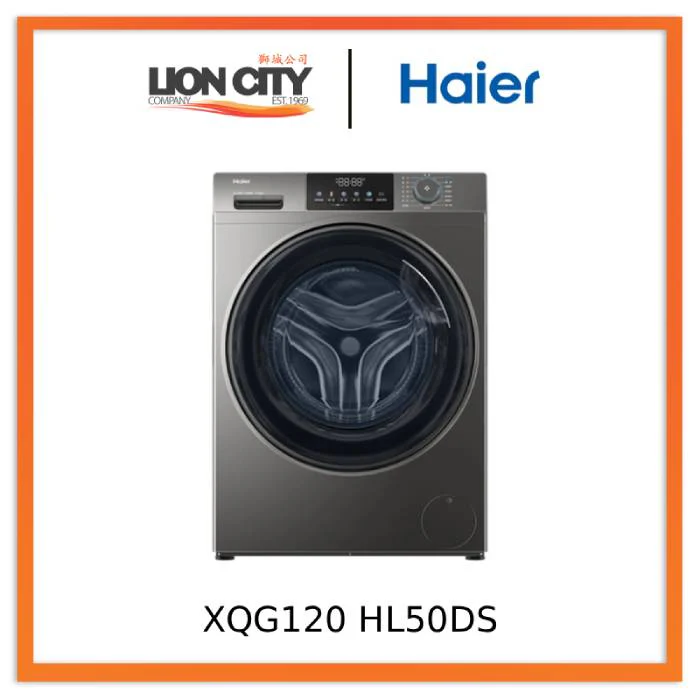 Haier XQG120 HL50DS Ultra‑Large Capacity Wash‑Dry Combo 12kg 1Yr Warranty Commercial Use