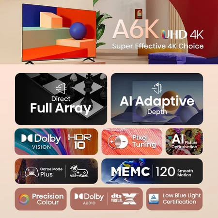 Hisense A6K 65" 4K UHD Smart TV - Image 3