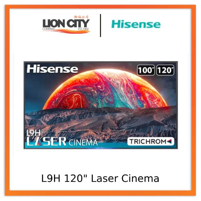 Hisense L9H 120" 4K TriChroma Laser Cinema TV