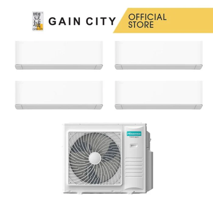 Hisense System 4 Air Conditioner 4x9000 BTU - Image 2