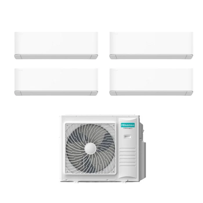 Hisense System 4 Aircon AMW120TERJ 3X9000 1X18000 BTU