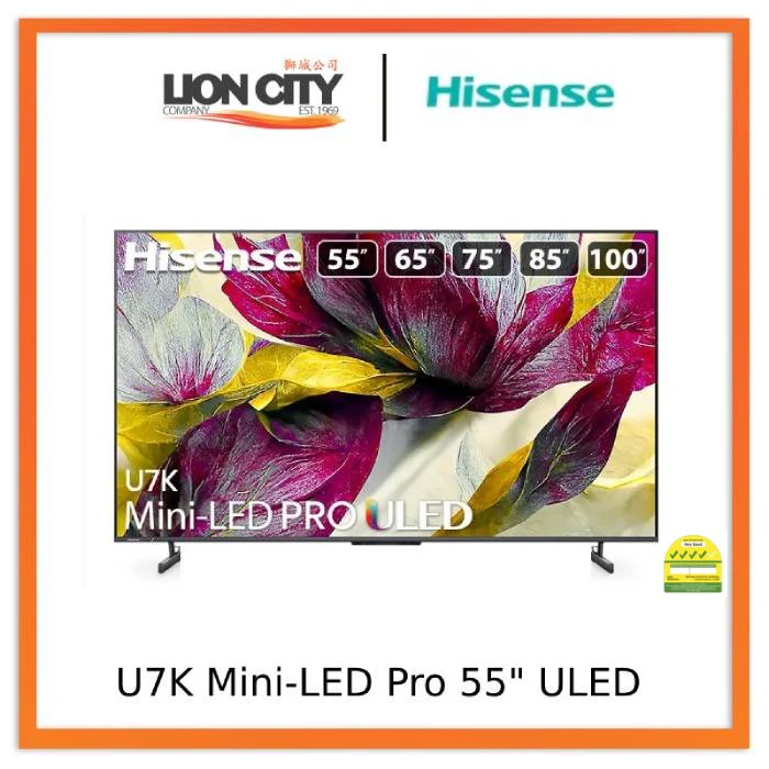 Hisense U7K Mini-LED PRO 55" ULED Smart TV