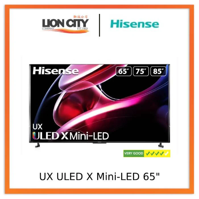 Hisense UX Mini-LED ULED X 65" Smart TV