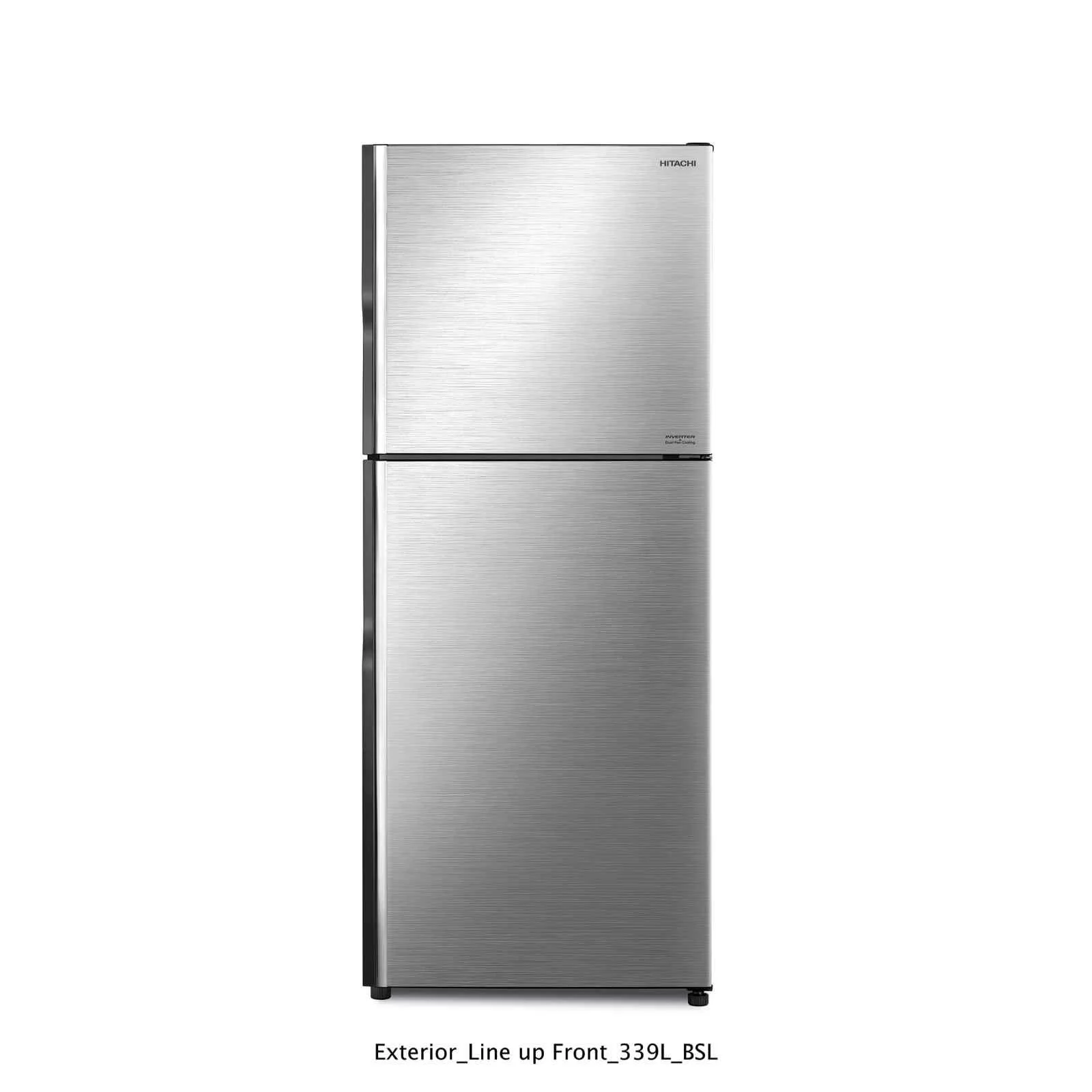 HITACHI 340L 2 DOOR FRIDGE R-VX410PMS9-BSL - Image 2