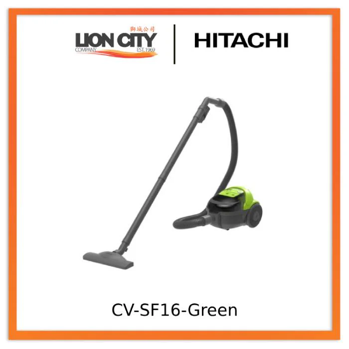Hitachi CV-SF16 Red/Green Cylinder - Cyclone Compact Bagless Vacuum Cleaner - Image 4