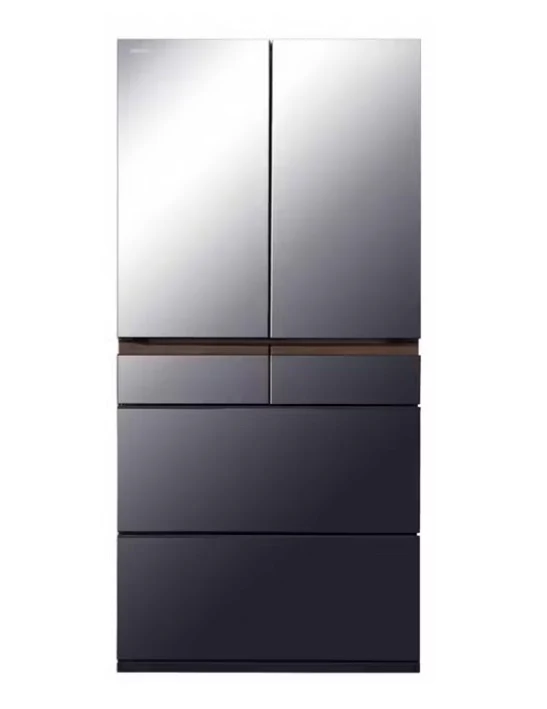 Hitachi R-GWC670TS-XM 525L 6 Door Fridge - Mirror Mauve Gray - Image 2