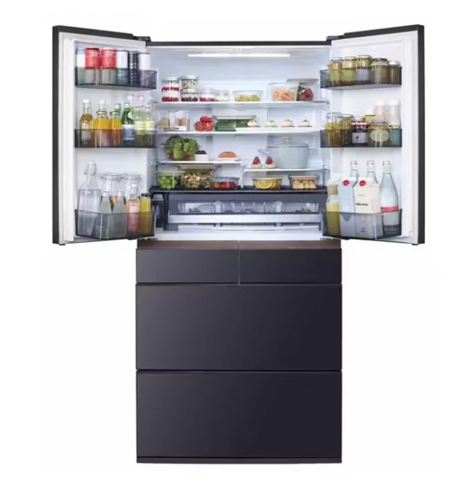 Hitachi R-GWC670TS-XM 525L 6 Door Fridge - Mirror Mauve Gray - Image 5