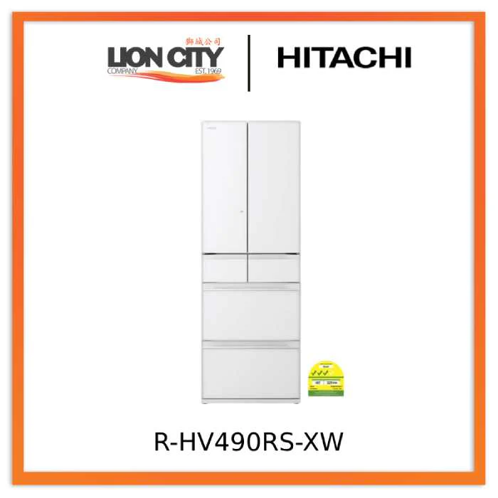 Hitachi R-HV490RS-XK/XW/X 379L Multi-Door Fridge - Image 3