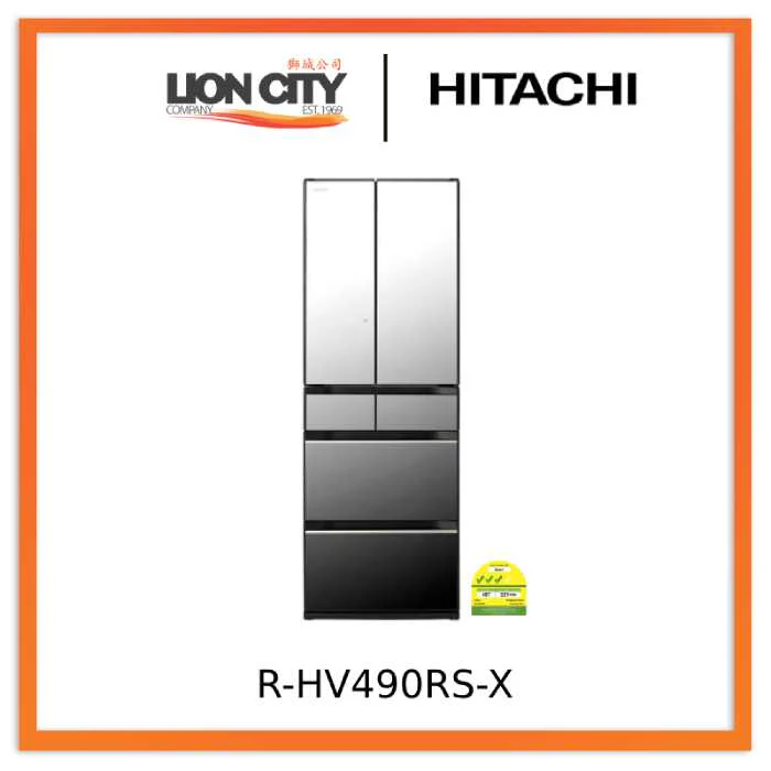 Hitachi R-HV490RS-XK/XW/X 379L Multi-Door Fridge - Image 6