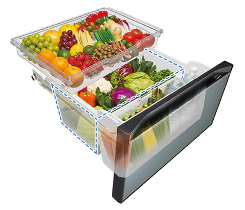 Hitachi R-HV490RS-XK/XW/X 379L Multi-Door Fridge - Image 8