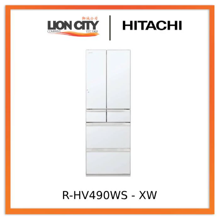Hitachi R-HV490WS-XK/XW/X 485L Multi-Door Refrigerator - Image 3