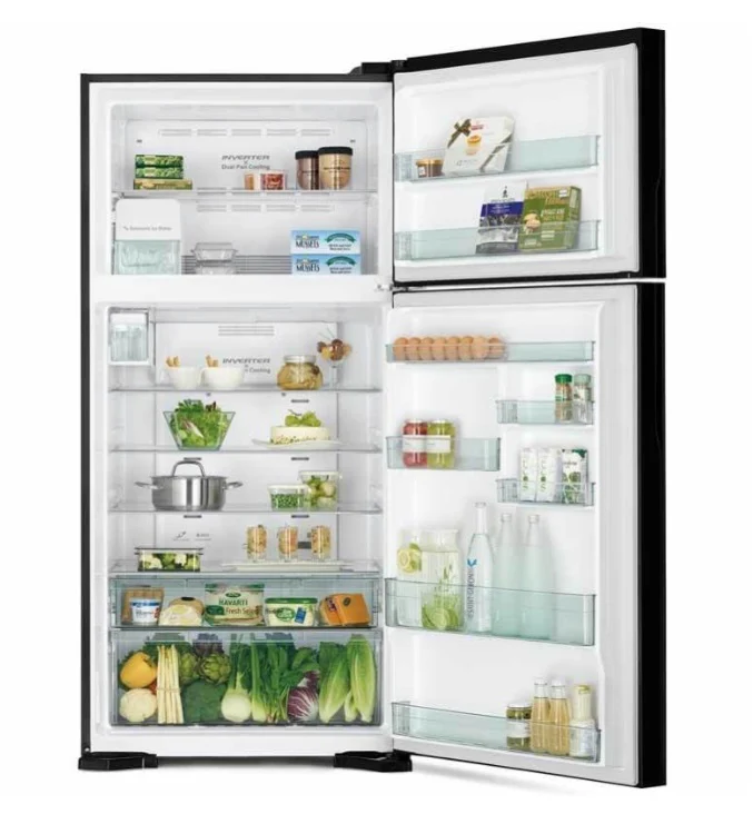 Hitachi R-VG695P9MSX-GBK BIG-2 Glass Door Inverter Refrigerator - Image 3