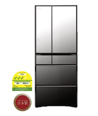 Hitachi R-WXC670KS-X Multi Door Refrigerator (500l)+Hitachi BD-SG100CJ 10kg Front Load Washer Dryer - Image 3