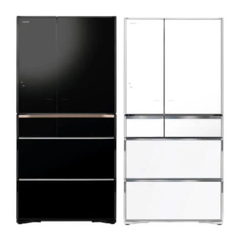 Hitachi R-WXC740KS-XK/XW 572L Smart Multi-door Fridge+Hitachi BD-SG100CJ 10kg Front Load Washer Dryer - Image 3