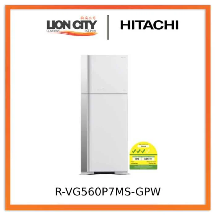 Hitachi R-VG560P7MS - GBK / GPW 450L Top Freezer Fridge - Image 3
