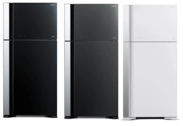 Hitachi R-VG560P7MS - GBK/GPW/GGR 450L Top Freezer Fridge + Hitachi SF-100XAV 10kg Top Load with Glass Top Washing Machine - Image 3