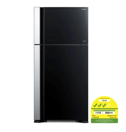 Hitachi R-VG690P7MS - GBK/GGR/GPW 550L Top Freezer Fridge - Image 2