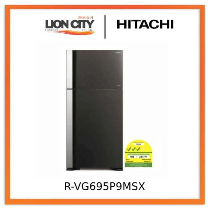 Hitachi RVG695P9MSX - GBK BIG-2 Glass Door Inverter Refrigerator - Image 3