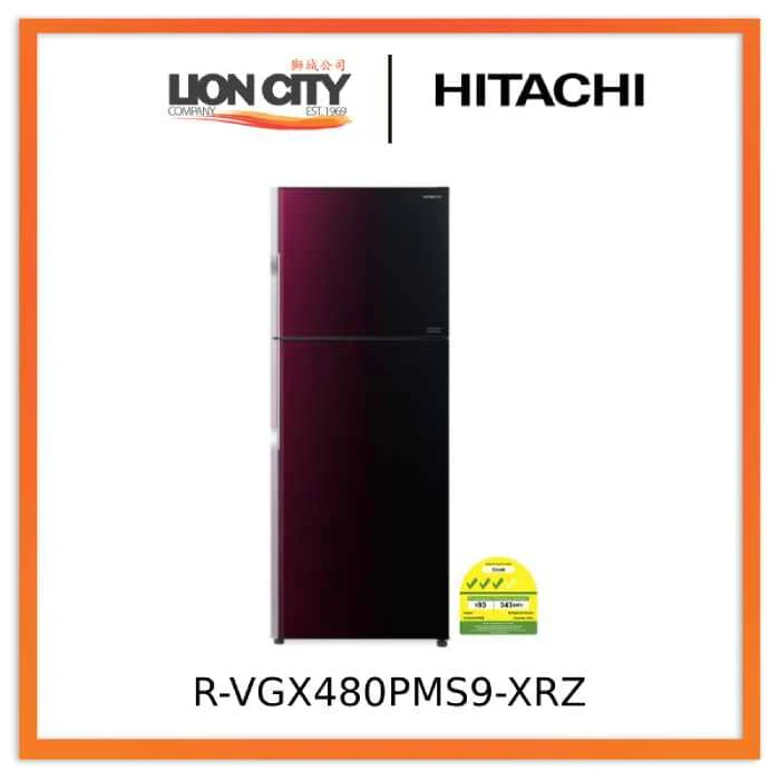 Hitachi RVGX480PMS9 - GBK / XRZ / XGR / MIR 2-Door Deluxe Glass Inverter Refrigerator - Image 3