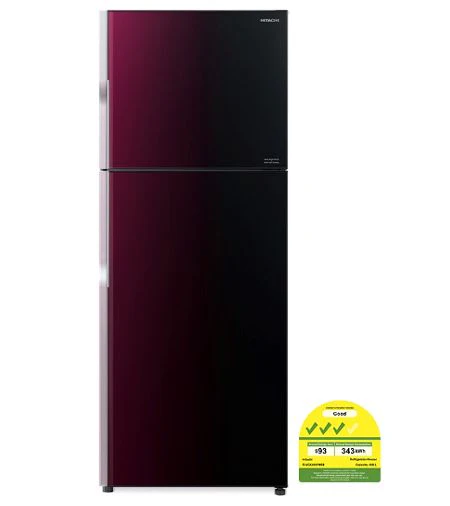 Hitachi RVGX480PMS9 - GBK / XRZ / XGR / MIR 2-Door Deluxe Glass Inverter Refrigerator - Image 4