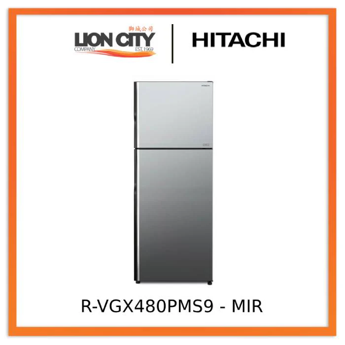 Hitachi RVGX480PMS9 - GBK / XRZ / XGR / MIR 2-Door Deluxe Glass Inverter Refrigerator - Image 7