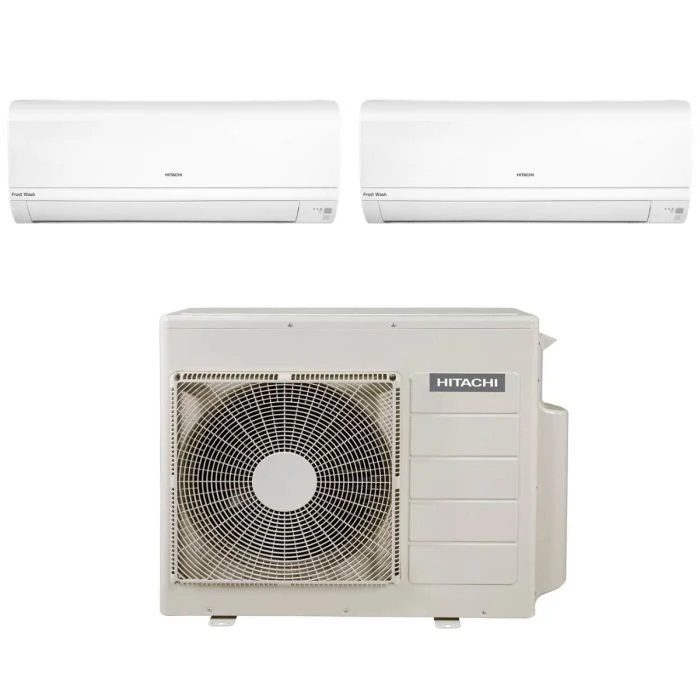 Hitachi System 2 Aircon Ram-Z23C2MS/1XRAK-ZJ10CMS/1XRAK-ZJ18CMS 9000 & 18000 BTU