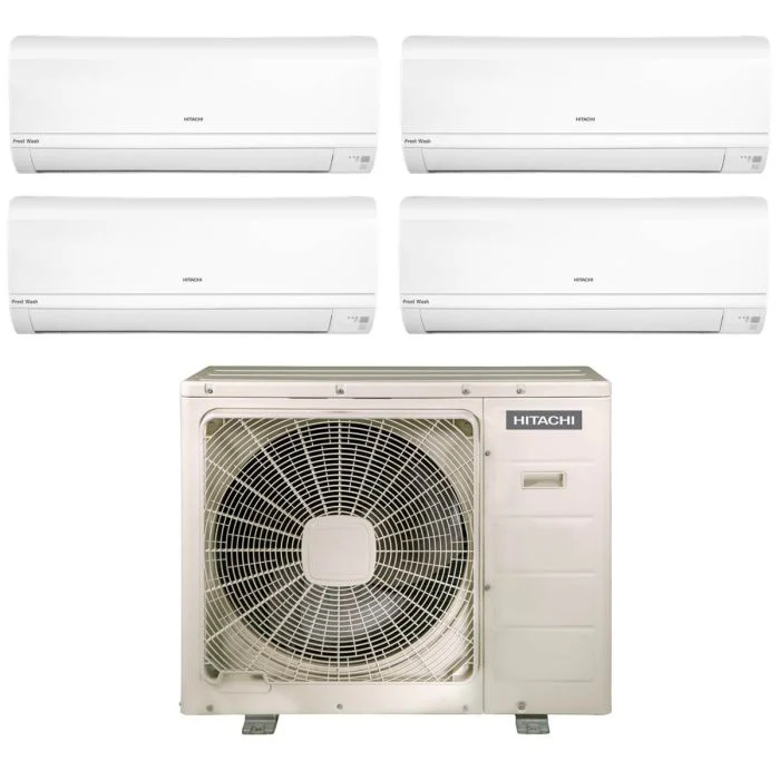 Hitachi System 4 Aircon RAM-Z38C4MS 3X9000 & 1X18000 BTU