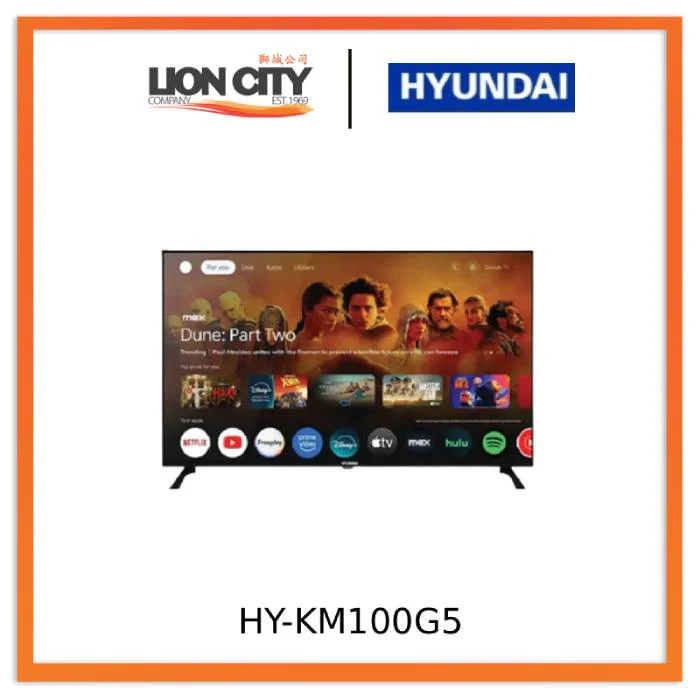 Hyundai HY-KM100G5 100" 4K Ultra HD Mini LED Frameless Google Television