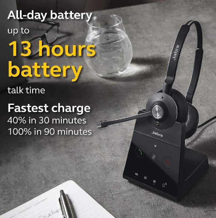 Jabra Engage 65 Stereo Professional Wireless ANC DECT Headset - Image 6