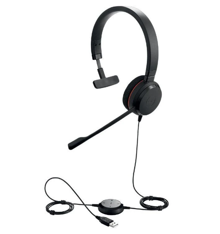 Jabra Evolve 20 SE UC Mono Office Headset USB-C - Image 2