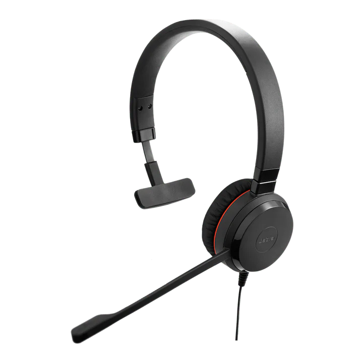 Jabra Evolve 30 II UC Mono Wired Headset USB-C/A Adapter Black