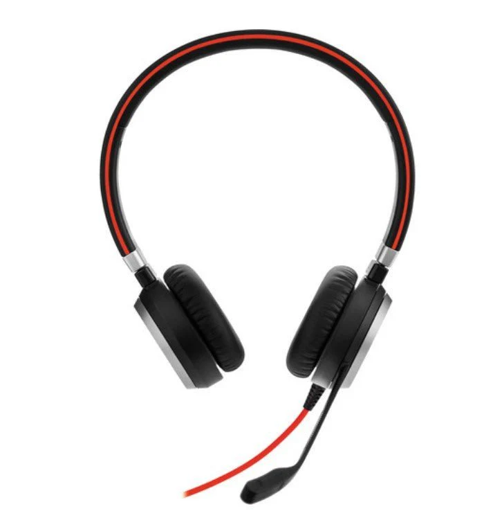 Jabra Evolve 40 UC Stereo Office Headset USB-C 3.5mm - Image 3