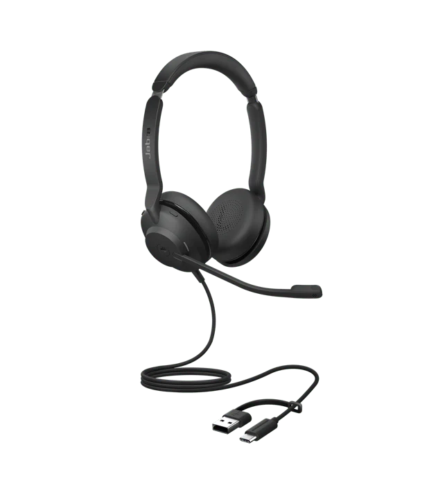 Jabra Evolve2 30 SE MS Stereo Headset USB-C/A Adapter - Image 4