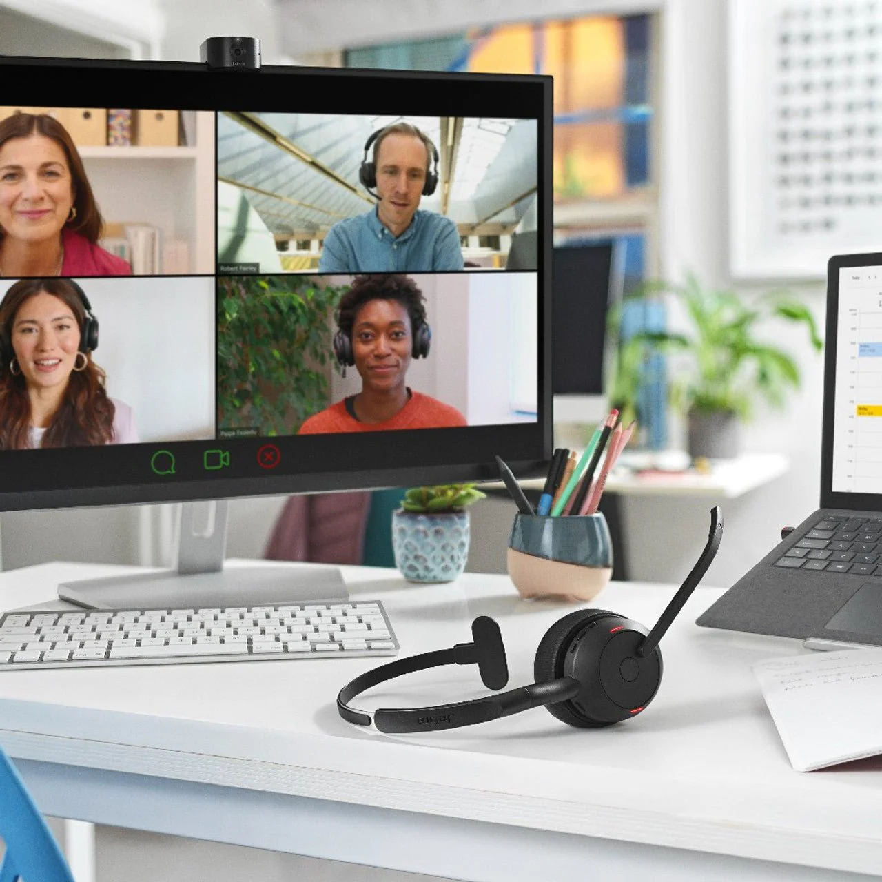Jabra Evolve2 55 MS Mono Wireless Headset USB-C - Image 4